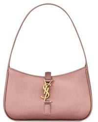 Saint Laurent - Le 5 À 7 Logo Plaque Mini Shoulder Bag - Lyst