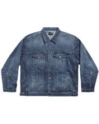 Balenciaga - Deconstructed Denim Jacket - Lyst