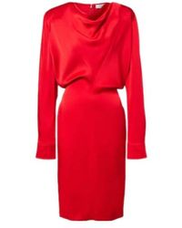 Stella McCartney - Round-Neck Mid-Length Dress - Lyst
