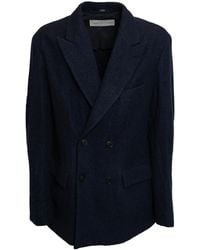 Dries Van Noten - Double Breasted Long Sleeved Coat - Lyst