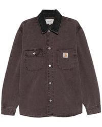 Carhartt - Mitch Logo Patch Denim Shirt - Lyst