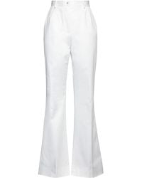 Dolce & Gabbana - Solid-Colored Woven Trousers - Lyst