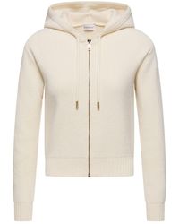 Moncler - Logo Patch Zip-Up Cardigan - Lyst