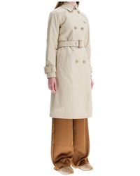 Herno - Double-Breasted Belted Coat - Lyst