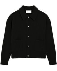Ami Paris - Ami Shirt Collar Buttoned Cardigan - Lyst