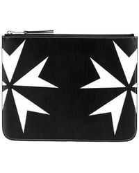 Neil Barrett - Logo Print Clutch - Lyst