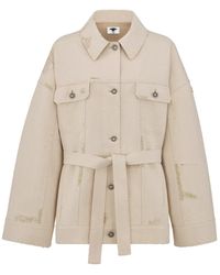 Dior - Christian Oversized Belted Jacket - Lyst