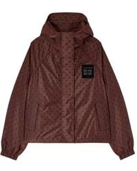 Ganni - Polka Dot Hooded Jacket - Lyst