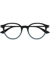 Montblanc - Eyewear Oval Frame Glasses - Lyst