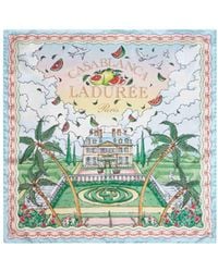 CASABLANCA - Ladurée Print Square Scarf - Lyst
