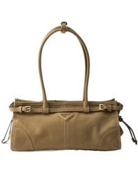 Prada - Bonnie Buckled Shoulder Bag - Lyst