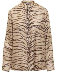 Stella McCartney - Regular Animal Print Shirt - Lyst