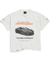 Balenciaga - X Automobili Lamborghini Crewneck T-Shirt - Lyst