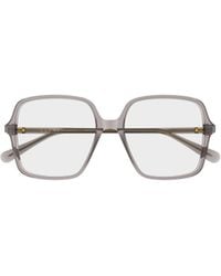 Gucci - Eyewear Oversized Square Frame Glasses - Lyst