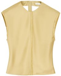 Ami Paris - Raw-Edge Sleeveless Top - Lyst
