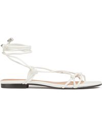 Ganni - Square Toe Minimalist Sandals - Lyst