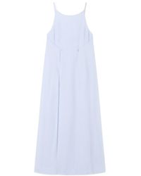 Emporio Armani - Spaghetti-Strap Midi Dress - Lyst