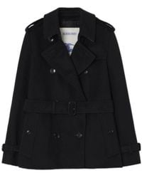 Burberry - Cashmere Kensington Trench Jacket - Lyst