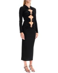 Christopher Esber - Orbit Cut-Out Detailed Midi Dress - Lyst