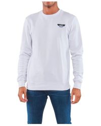 EA7 - Round-Necked Logo Sweater - Lyst