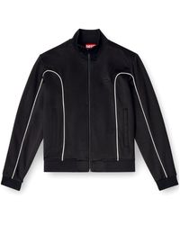 DIESEL - F-Locking-Od Sweat-Jacket - Lyst