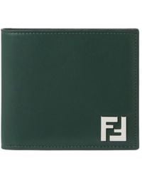 Fendi - Ff Squared Bi-Fold Wallet - Lyst