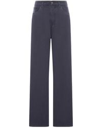 Miu Miu - Logo-Embroidered Denim Jeans - Lyst