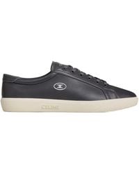 Celine - Lou Low Lace-Up Sneaker With Triomphe - Lyst