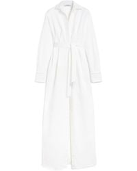 Max Mara - Arezzo Belted Long-Sleeved Shirt Dress - Lyst