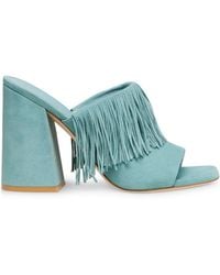 Stuart Weitzman - Tia Fringe 100 Slide - Lyst