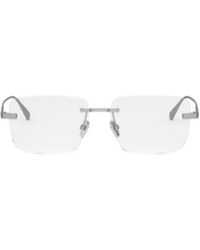 BVLGARI - Bulgari Rectangular Frame Glasses - Lyst