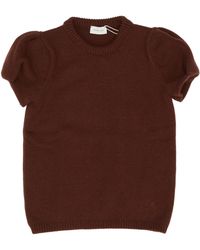Magda Butrym - Crew Neck T-Shirt - Lyst