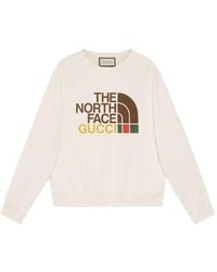 Gucci - X The North Face Logo Sweatshirt - Lyst