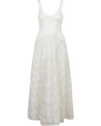Jonathan Simkhai - Corset-Style Midi Dress - Lyst
