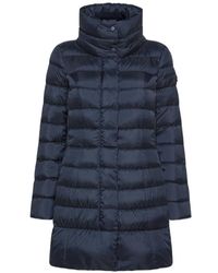 Peuterey - Long, Slim-Fit Down Jacket With High Collar - Lyst