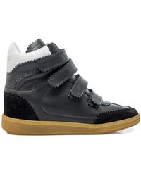 Isabel Marant - Logo Detailed High-Top Sneakers - Lyst