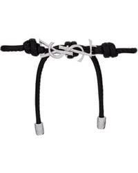 Saint Laurent - Cassandre Cord Bracelet - Lyst