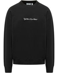 Off-White c/o Virgil Abloh - Script Arrow Skate Crewneck Sweatshirt - Lyst