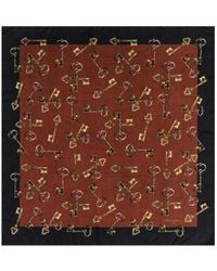 Dolce & Gabbana - Silk Printed Silk Scarf - Lyst