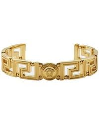 Versace - Logo Detailed Bracelet - Lyst