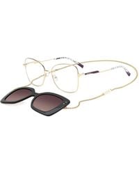 Missoni - Clip-On Square Sunglasses - Lyst