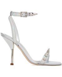McQueen - Studded Heeled Sandals - Lyst