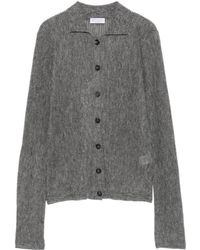 Brunello Cucinelli - Ribbed-Knit Button-Up Cardigan - Lyst