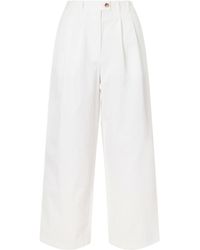 Doen - Lisa Pleated Wide-Leg Trousers - Lyst