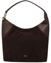 Furla - Logo Lettering Top Handle Bag - Lyst