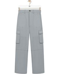 Loewe - Logo Patch Cargo Trousers - Lyst