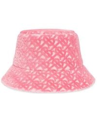 Burberry - Tb Monogram Bucket Hat - Lyst