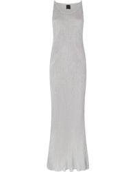 Pinko - Sleeveless Knitted Long Dress - Lyst