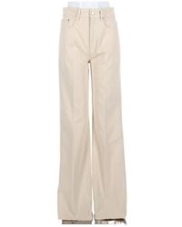 A.P.C. - High-Rise Wide-Leg Jeans - Lyst