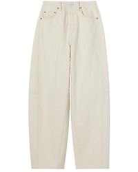 Gucci - Logo Patch Balloon Jeans - Lyst